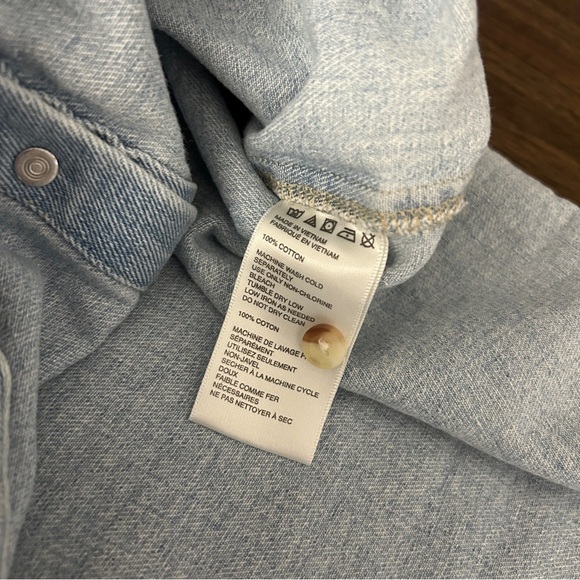 BDG Denim Button-Up Shirt S - Picture 10 of 11